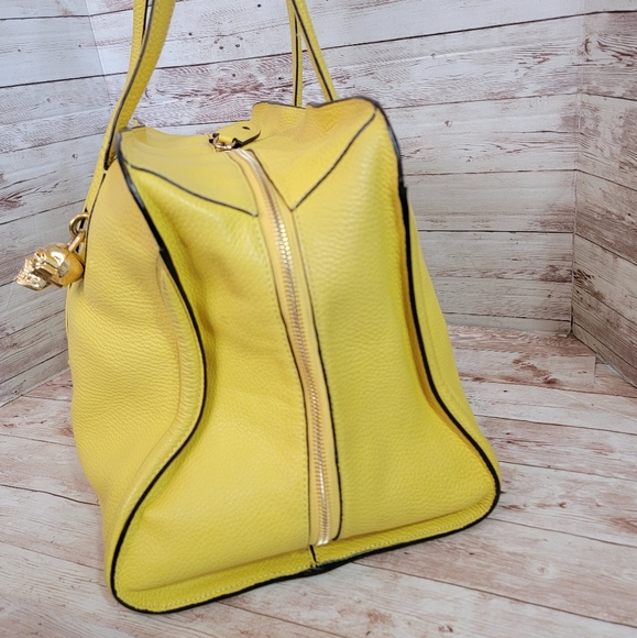 Alexander McQueen Skull Padlock yellow Tote - Picture 7 of 16